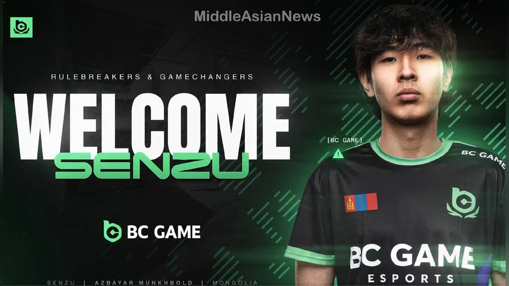 One of the strongest teams in the world, BC.GAME Esports, has signed a contract with Mongolian shooter Senzu.