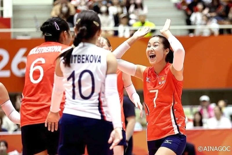 Asian Games. Kyrgyzstan's volleyball players will play in a consolation match against Japan