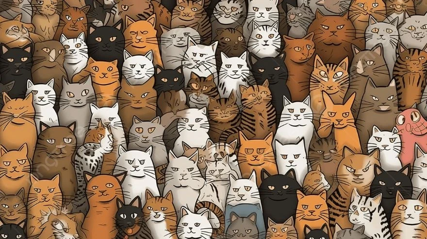 Russia topped the list of countries with the largest number of pet cats.