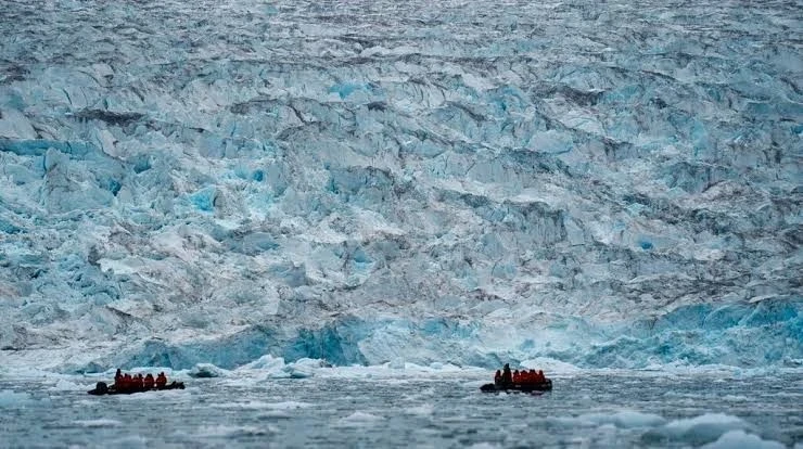 In nearly half a century, the Earth has lost about 12.5 trillion tons of ice in Greenland and Antarctica.