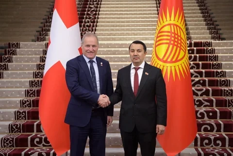 Mamataliyev met with the Speaker of the Swiss Parliament Pierre-André Page